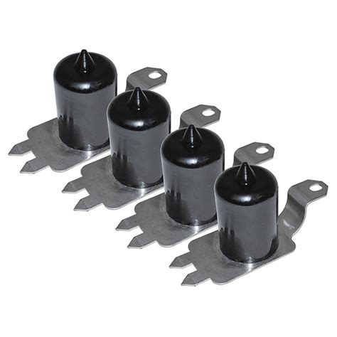 Discovery 2 Polyurethane Extended Height Front Rear Bump Stops Black
