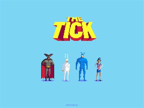 Thetickdribbble Pixel Art Ticks Kids Design