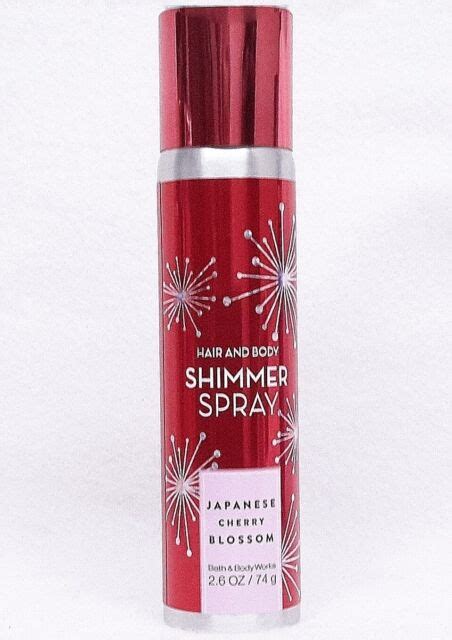 1 Bath Body Works Japanese Cherry Blossom Shimmer Body Spray Mist