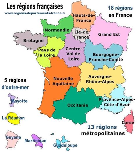 Arriba 74 Imagen Carte Des Régions De La France Vn