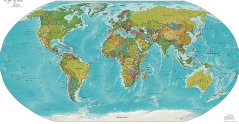 Carte Monde Geographique My Blog