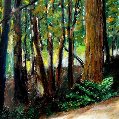Woodland Trail Drawing By Michelle Calkins