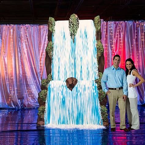Giant Waterfall Prop Stumps Prom Decor Prom Decorations Diy Prom