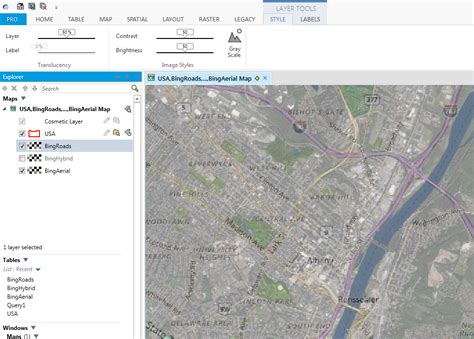 Adding Bing Imagery To Maps In Mapinfo Pro