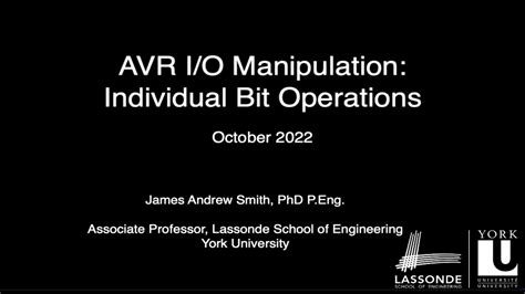AVR I O Manipulation In Assembler Individual Bit Operations YouTube