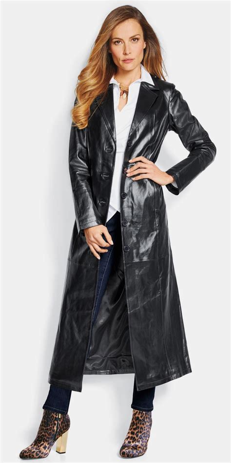 Leather Coat Daydreams Metrostyle Leather Modern Long Coat