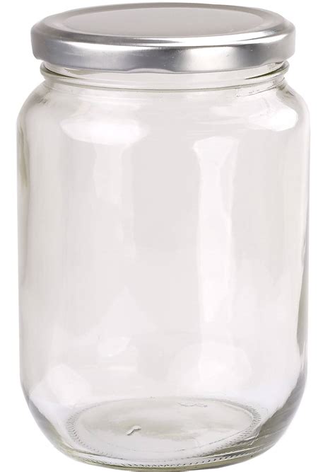 36 Pcs Honey Jars 1kg Size Round Glass Jars Silver Lids