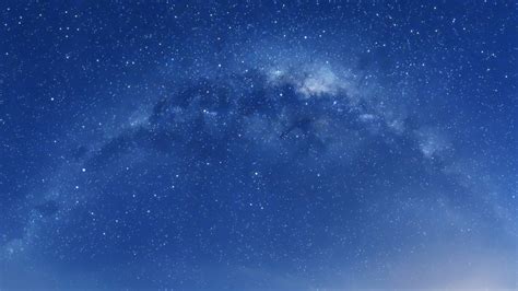 Luminous Stars With Blue Sky Background 4k Hd Galaxy Wallpapers Hd