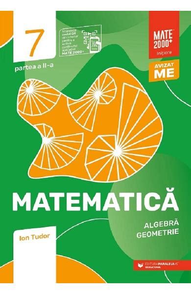 Matematica Clasa 7 Partea 2 Initiere Ion Tudor Carti Online Pdf