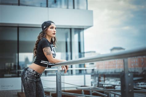 Wallpaper Women Model Tattoo Jeans Fashion Baseball Caps Beauty Photograph Snapshot
