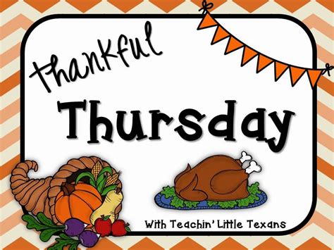 Teachin Little Texans Thankful Thursday Linky Party And A Thanksgiving