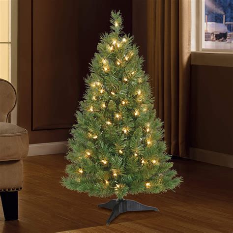 Formidable Foot Pre Lit Outdoor Christmas Tree Fake Hedge