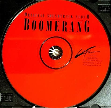 Boomerang Original Soundtrack Cd Jun 1992 Laface Arista