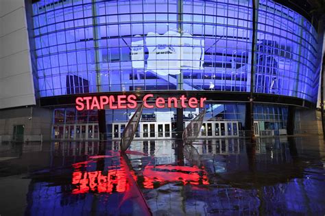 Staples Center Will Be Renamed Arena New Logo Will Debut On