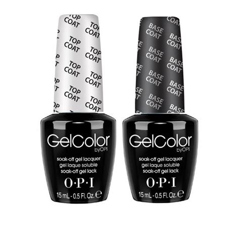 Opi Gel Color Top Coat And Base Coat Duo Hollywood Nails Supply Uk