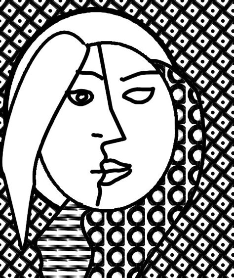 Picasso Printable Coloring Pages Picasso Coloring Picasso Art