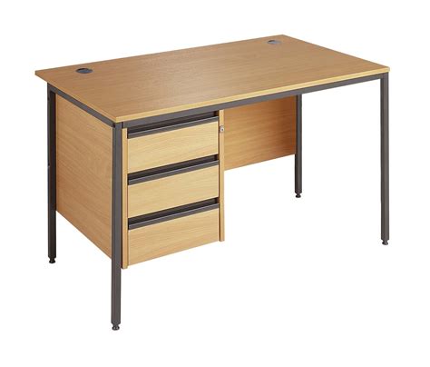 Same day delivery 7 days a week £3.95, or fast store collection. Maestro Straight Office Desk With Drawers