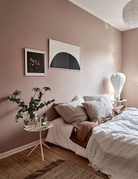 Dusty Pink Bedroom Walls Via Coco Lapine Design Blog Dusty Pink