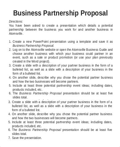 Whatever purpose you may have for entering a joint venture agreement, the most important document which you should have is a joint venture agreement. FREE 17+ Business Proposal Samples in Excel | MS Word | PDF | Google Docs | Pages