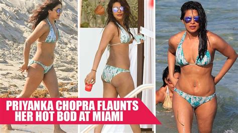 priyanka chopra looks super hot in bikini at miami priyanka chopra bikini miami youtube