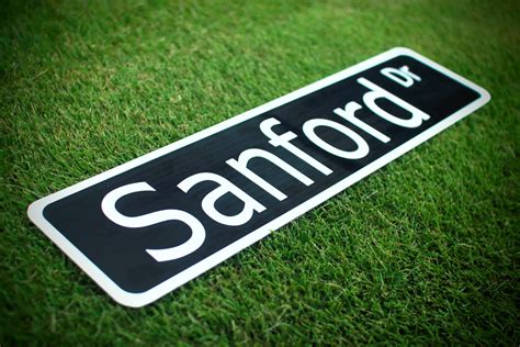 Personalized Reflective Street Sign 6 X 30 Road Etsy