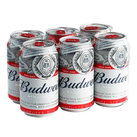 Cerveza Budweiser Lata Six Pack