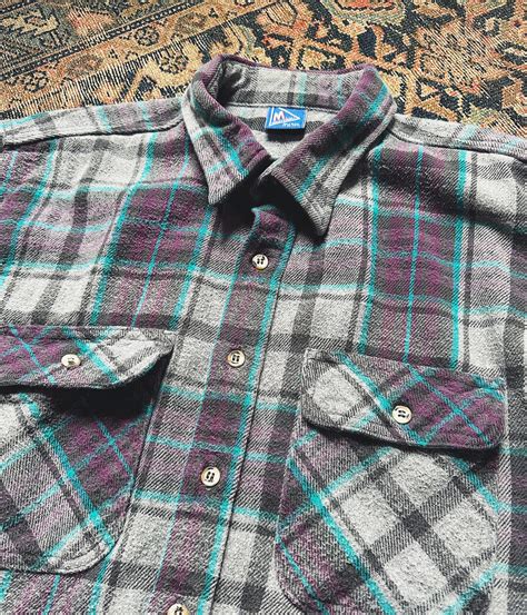 Vintage Mighty Mac Flannel Shirt Wooden Sleepers