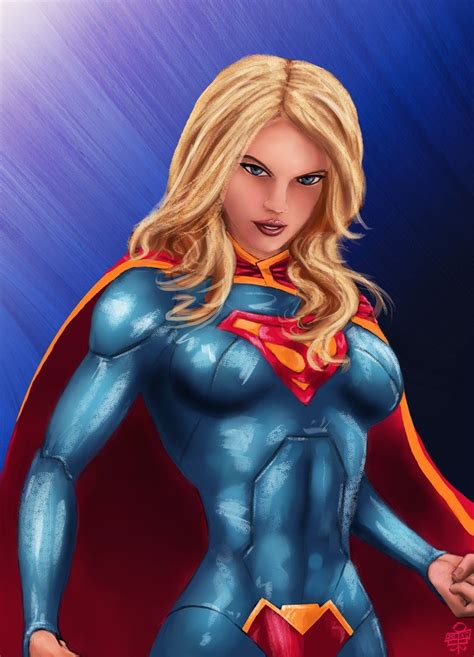 Supergirl By Leseraphin This Babe Is Not From Gotham But I Wanted To