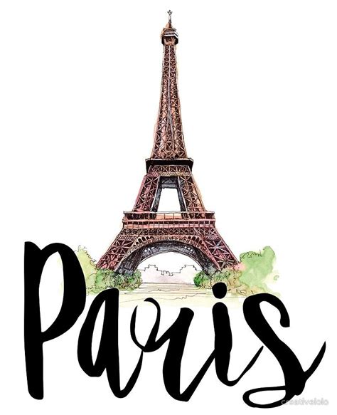 Paris By Creativelolo Paris Poster Travel Illustration Travel Drawing