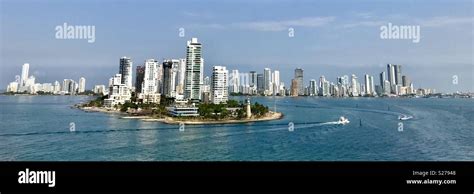 Cartagena Colombia Skyline Stock Photo Alamy