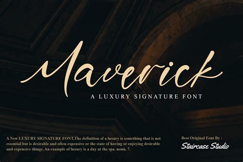 Maverick Free Fonts Script And Handwritten Fonts