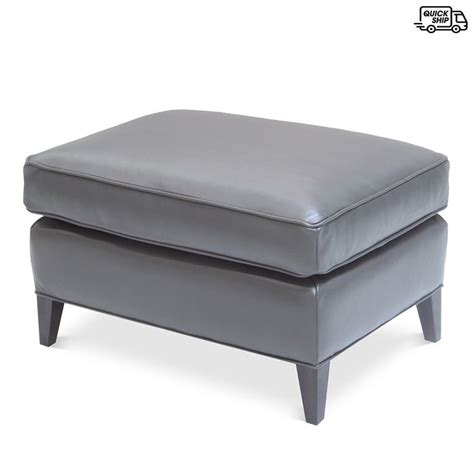 Bloomingdales Artisan Collection Charlotte Leather Ottoman 100