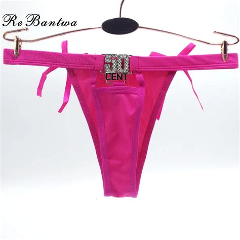rebantwa 5pcs sexy women bikini panties woman underwear nylon thong panties ladies g strings
