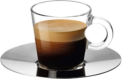 Nespresso Lot de 2 tasses à expresso en verre 80 ml Amazon ca Home