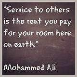 Images of Service To Others Quotes Muhammad Ali