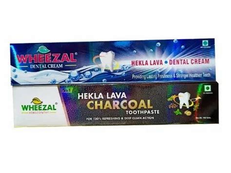 Wheezal Homeopathy Hekla Lava Charcoal Toothpaste At Rs In Saharsa