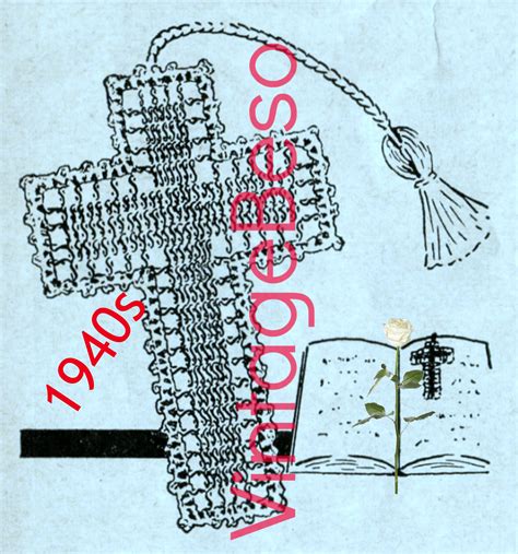 Here are all the free crochet patterns available on crochetncrafts. 1940s Bible Cross Bookmark Crochet Pattern • Vintage ...