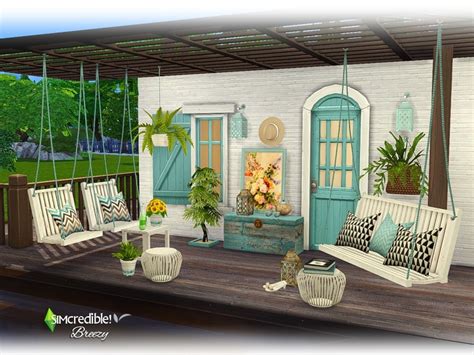 Breezy Outdoor Set By Simcredible Liquid Sims