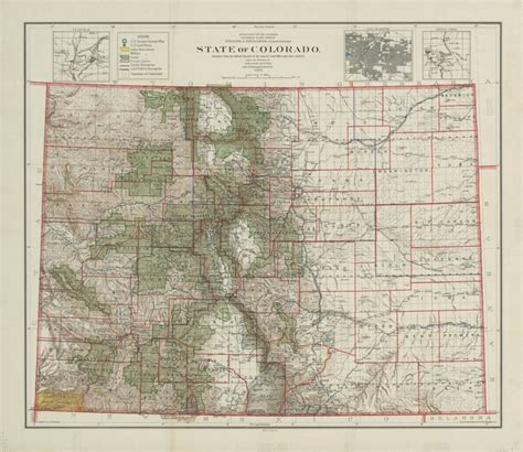State Of Colorado Compiled From The Official Records Of The General