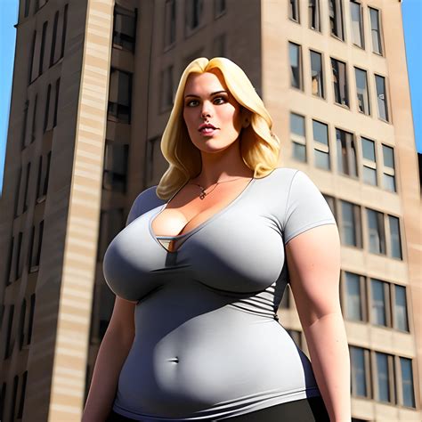 Huge And Very Tall Friendly Blonde Plus Size Girl With Small Hea Arthub Ai