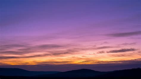 Purple Sunset Sky Background Time Stock Footage Video 100 Royalty