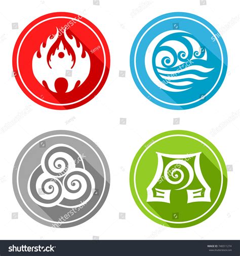 Four Basic Elements Slavic Symbols Fire 库存矢量图（免版税）748311274 Shutterstock