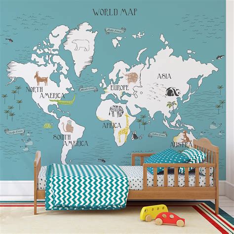 My World Map Mural Worldmapmural My World Map Mural World Map Mural