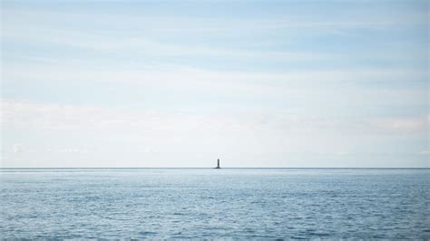 🥇 Nature Minimalistic Lighthouses Sea Wallpaper 131773