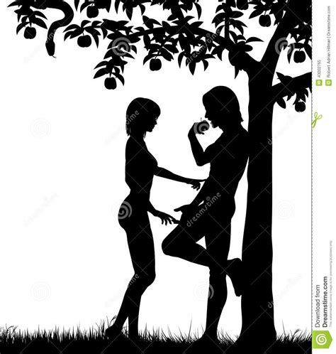 Adam And Eve Stock Vector Image 43002765