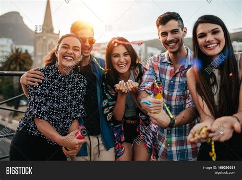 Friends Hanging Out Image And Photo Free Trial Bigstock