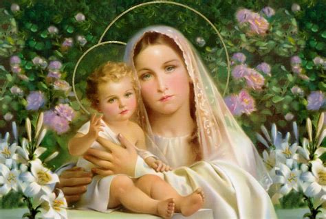 Mother Mary Wallpapers Top Free Mother Mary Backgrounds Wallpaperaccess