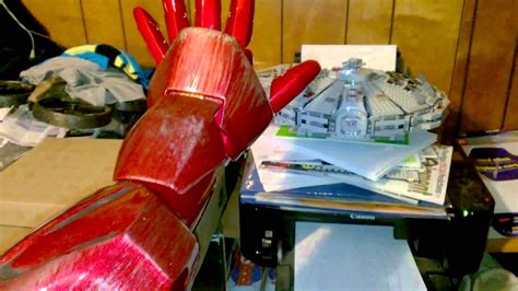 In this video i made a iron man repulsor in a very. Iron man hand plate test - YouTube