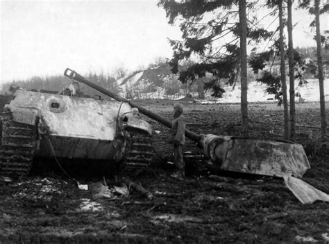 Destroyed Panther Northern Luxenburg January 22nd 1945 Rdestroyedtanks