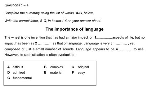 Ielts Printable Reading Test Free Printable Templates